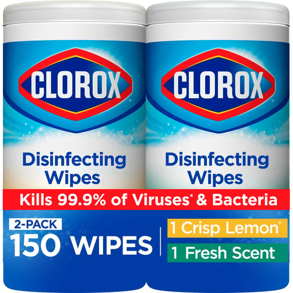 Clorox Disinfecting Wipes Value Pack, Bleach Free Cleaning Wipes hero