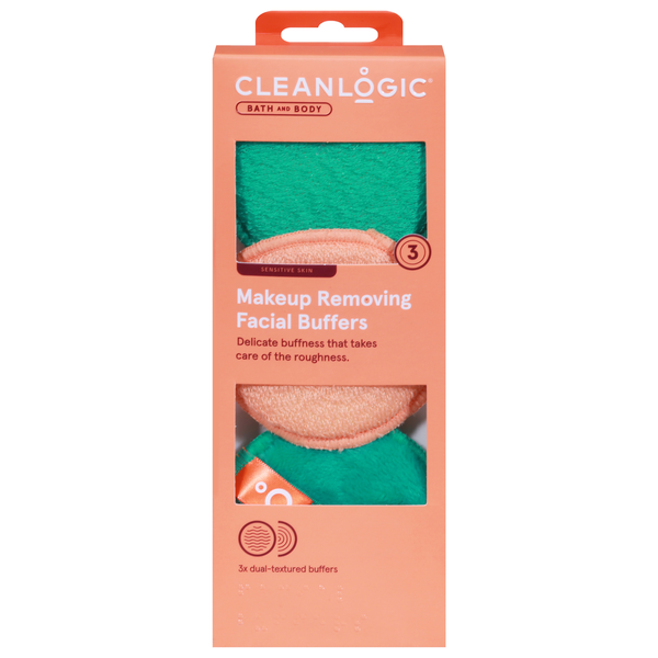 Cleanlogic Body Care Makeup Removing Facial Buffers hero