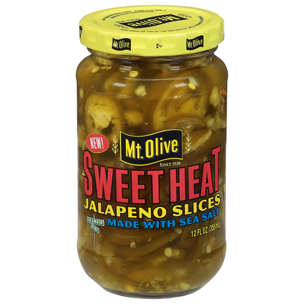 Pickled Goods & Olives Mt. Olive Jalapeno Slices, Sweet Heat hero