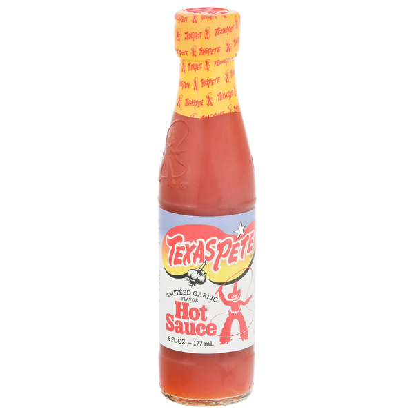 Condiments Texas Pete Hot Sauce, Sauteed Garlic Flavor hero