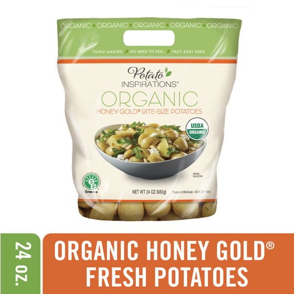 Packaged Vegetables & Fruits Potato Inspirations Organic Honey Gold Fresh Baby Potatoes hero