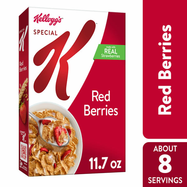 Cereal Kellogg’s Special K Breakfast Cereal, Family Breakfast, Fiber Cereal, Red Berries hero