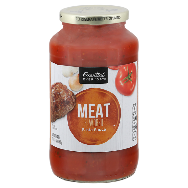 Pasta Sauce Essential Everyday Pasta Sauce, Meat Flavored hero