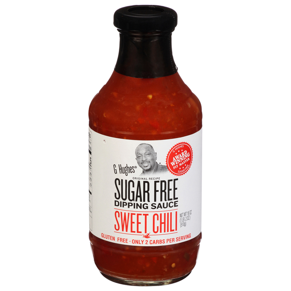 Condiments G Hughes Dipping Sauce, Sugar Free, Sweet Chili hero