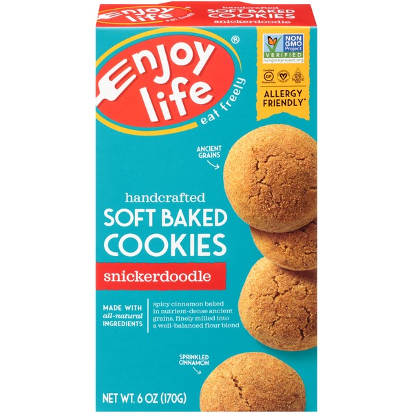 Cookies & Cakes Enjoy Life Foods Cookies, Snickerdoodle, Soft Baked hero