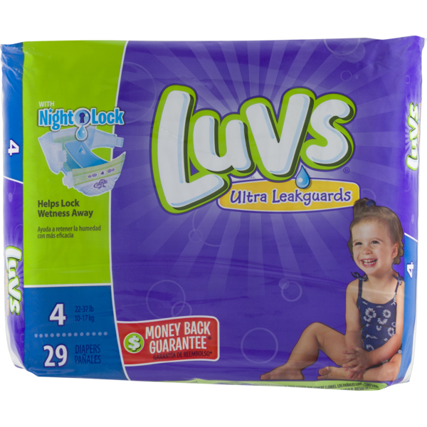 Diapers & Wipes Luvs Ultra Leakguards Diapers hero