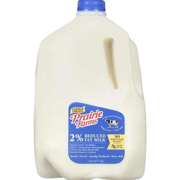 Milk Prairie Farms Milk, 2% Reduced Fat hero