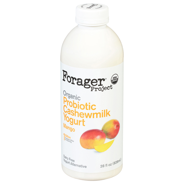 Yogurt Forager Project Cashewmilk Yogurt, Mango, Dairy Free, Organic, Probiotic hero