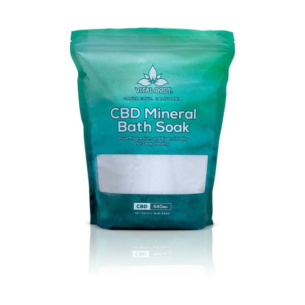 Bone & Joint Health, Inflammation Vital Body CBD Mineral Bath Soak - 640 mg hero