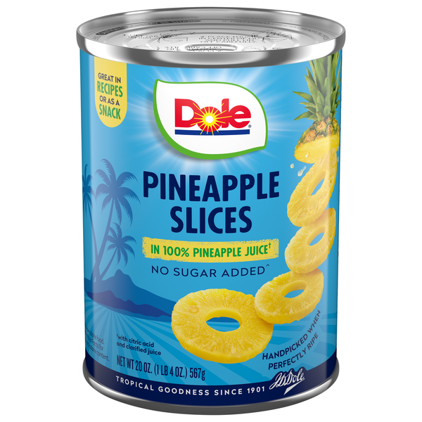 Canned/Jarred Fruits Dole Pineapple, Slices hero