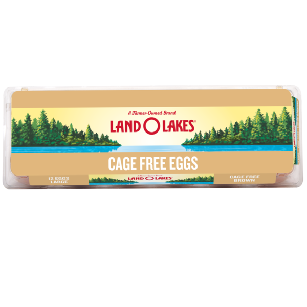 Eggs Land O Lakes Large Brown Cage Free Eggs hero