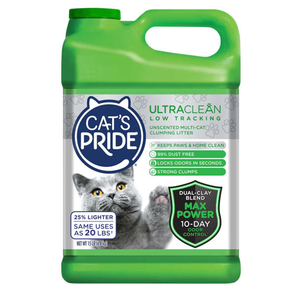 Cat Litter & Supplies Cat's Pride Max Power UltraClean Unscented Low Tracking Clumping Litter hero