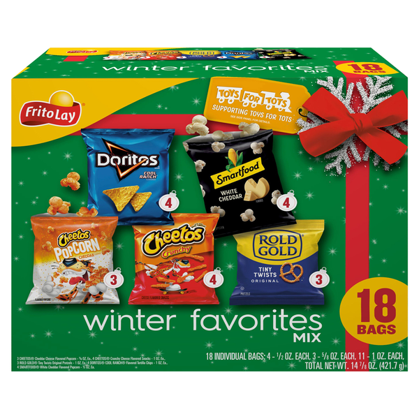 Chips & Pretzels Frito Lay Winter Favorites Mix hero