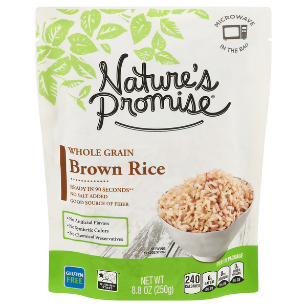 Grains, Rice & Dried Goods Nature's Promise 90 Seconds Whole Grain Brown Rice hero