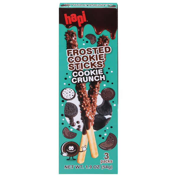 Hapi Snacks Cookie Sticks, Frosted, Cookie Crunch hero