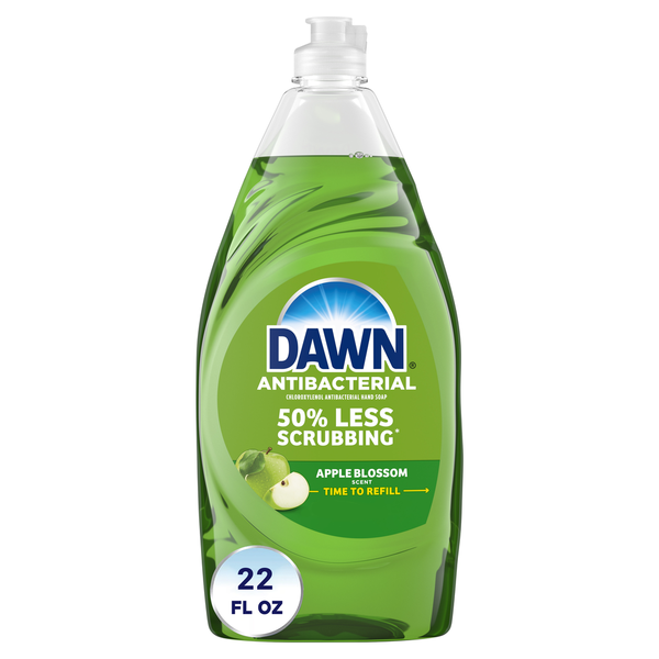 Dish Detergents Dawn Ultra Antibacterial Hand Soap, Dishwashing Liquid, Apple hero