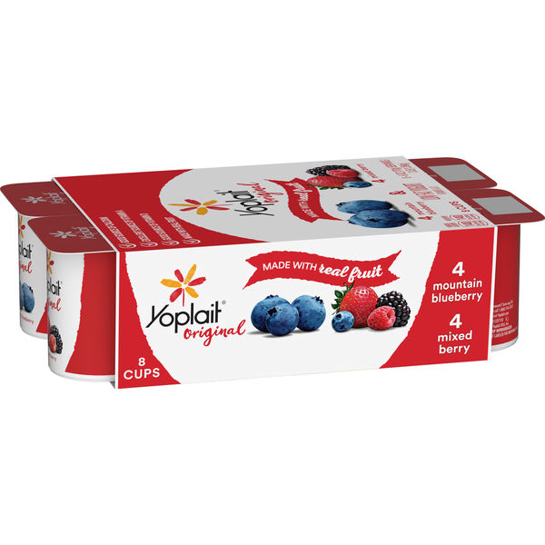 Yogurt Yoplait Original Low Fat Yogurt Variety Pack hero