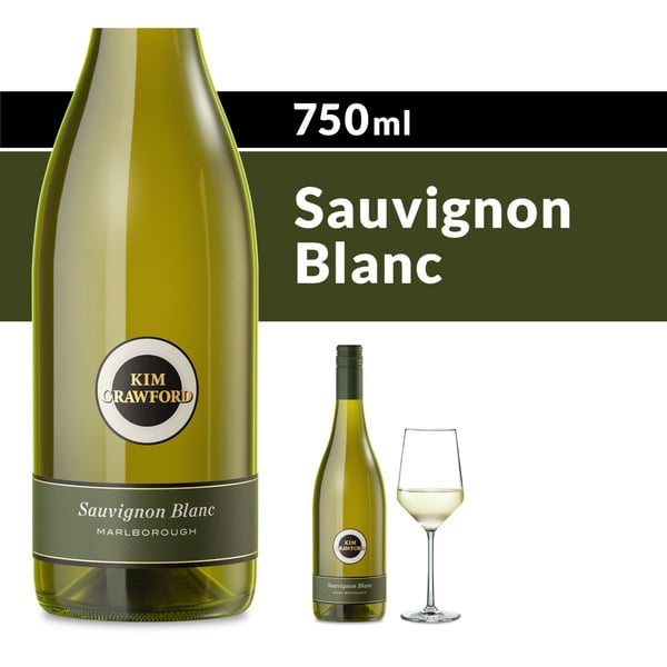 Sauvignon Blanc Kim Crawford Sauvignon Blanc White Wine Bottle hero