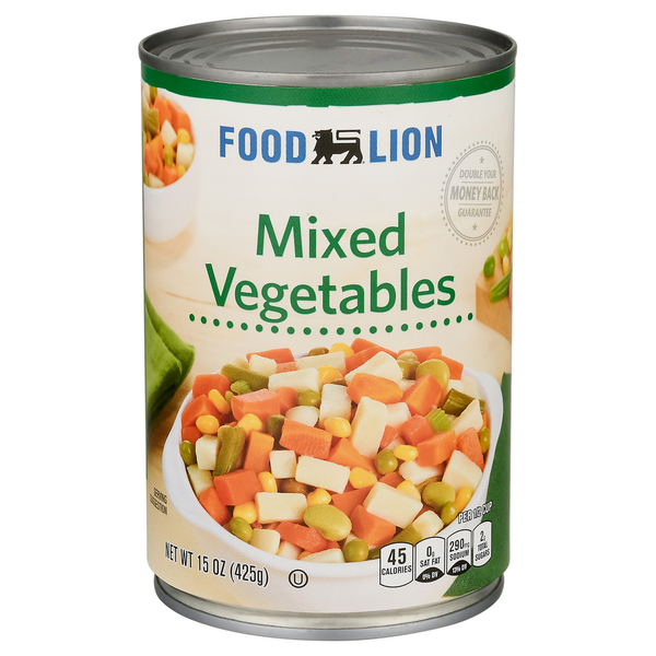 Canned & Jarred Vegetables Food Lion Mixed Vegetables hero