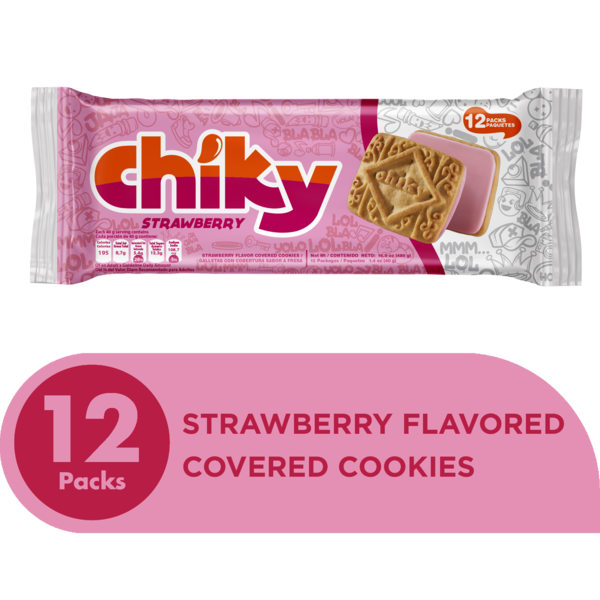 Candy & Chocolate Chiky Strawberry Cookies hero