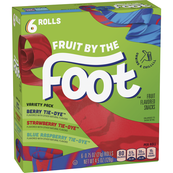 Fruit & Vegetable Snacks Fruit by the Foot Fruit Flavored Snacks, Variety Pack hero