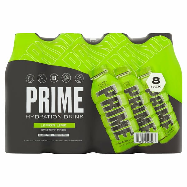 Energy & Sports Drinks Prime Lemon Lime Hydration Drink hero