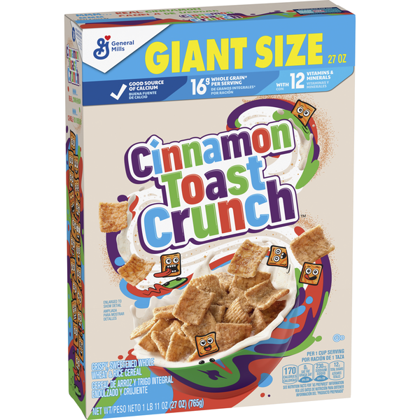 Cereal & Granola Cinnamon Toast Crunch Breakfast Cereal hero