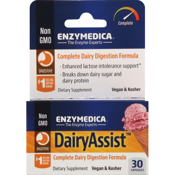 Vitamins & Supplements Enzymedica Dairy Assist, Capsules hero