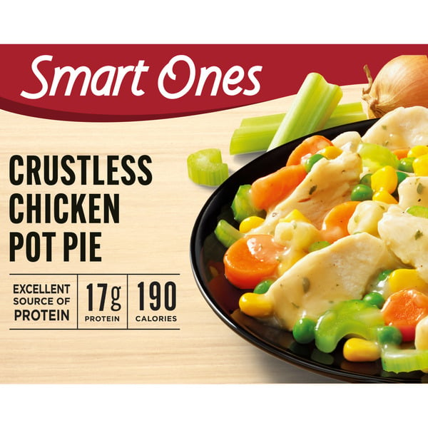 Frozen Meals Smart Ones Crustless Chicken Pot Pie with Vegetables, Dumplings & Pot Pie Sauce Frozen Meal hero