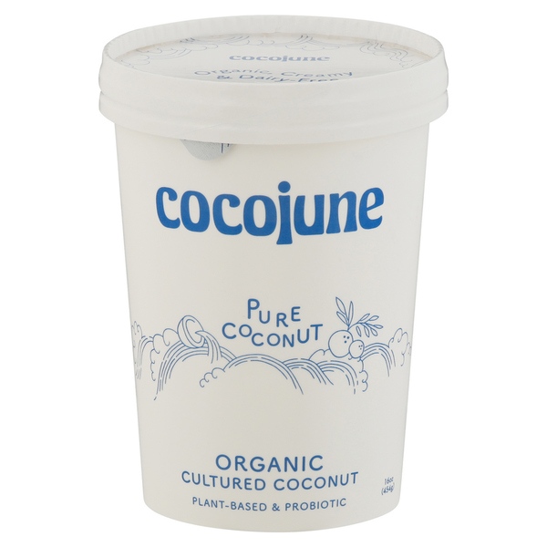 Yogurt cocojune Cultured Coconut, Organic, Pure Coconut hero