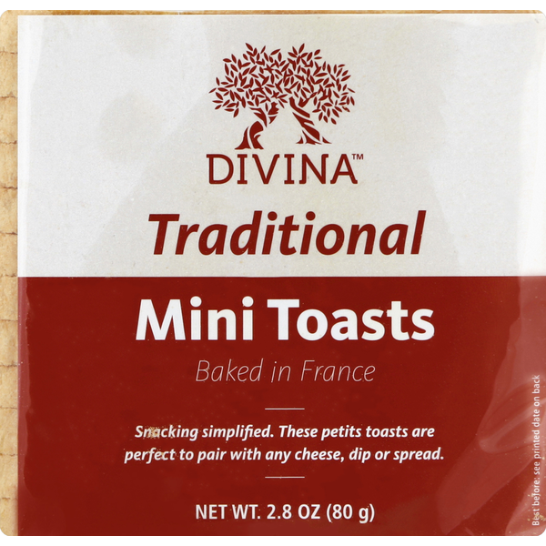 Crackers Divina Mini Toast, Traditional hero