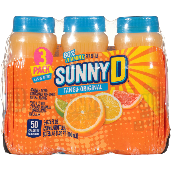 Beverages SunnyD Tangy Original Orange Juice Drink hero