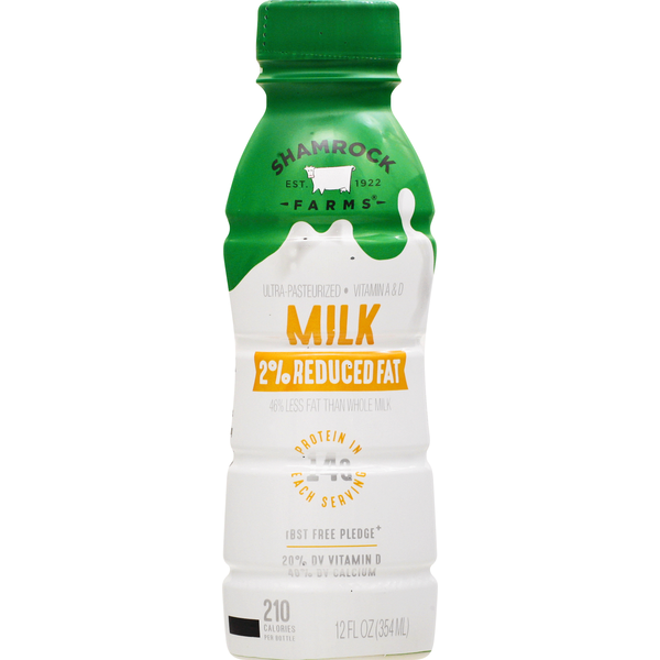 Milk Shamrock Farms Milk, 2% Reduced Fat hero