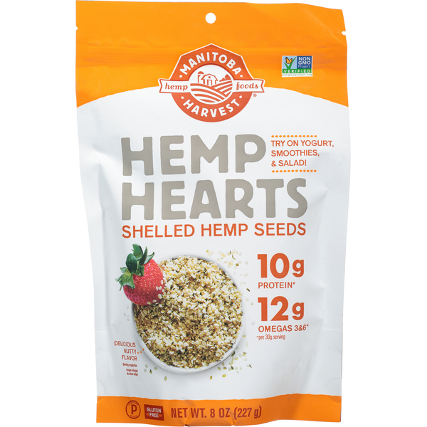 Nuts, Seeds & Dried Fruit Manitoba Harvest Hemp Seeds, Shelled, Hemp Hearts hero