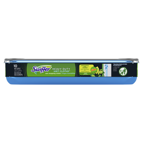 Swiffer Sweeper Heavy Duty Multi-Surface Dry Cloth Refills, Gain scent hero