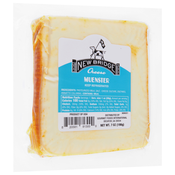 Specialty Cheeses New Bridge Cheese, Muenster hero