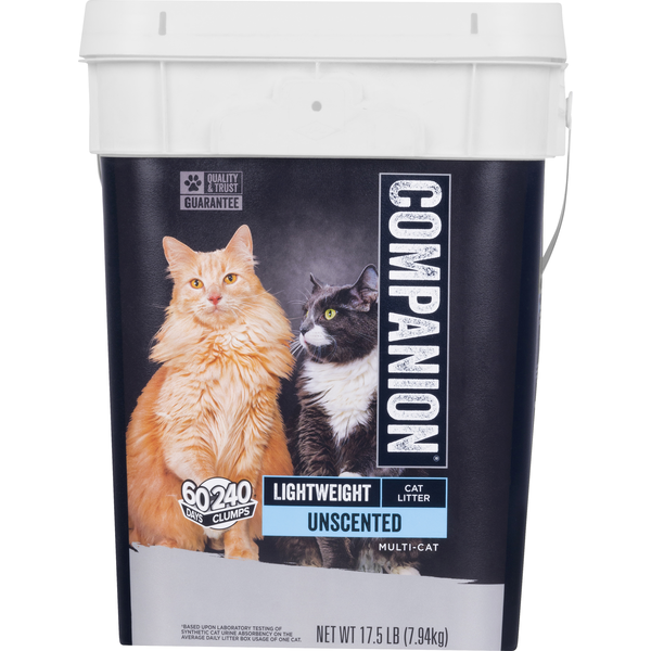 Average cat litter best sale