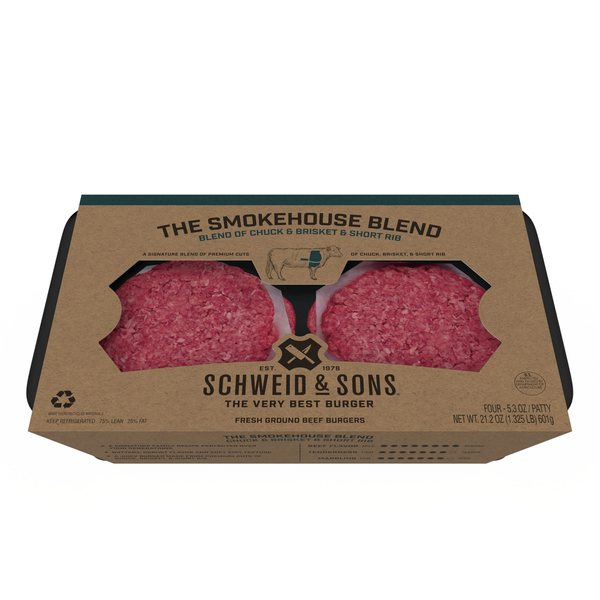 Meat Counter Schweid & Sons Certified Angus Beef Butchers Blend Patty hero