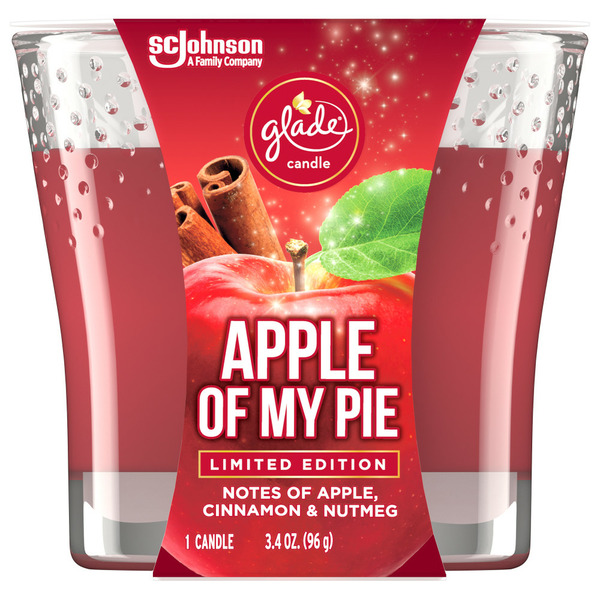 Air Fresheners & Candles Glade Candle Apple Of My Pie, Small Candle hero