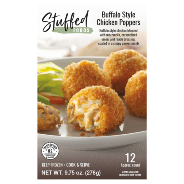 Appetizers & Sides Stuffed Foods Buffalo Style Chicken Poppers hero