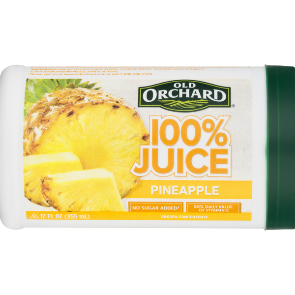 Juice & Nectars Old Orchard 100% Juice, Pineapple hero