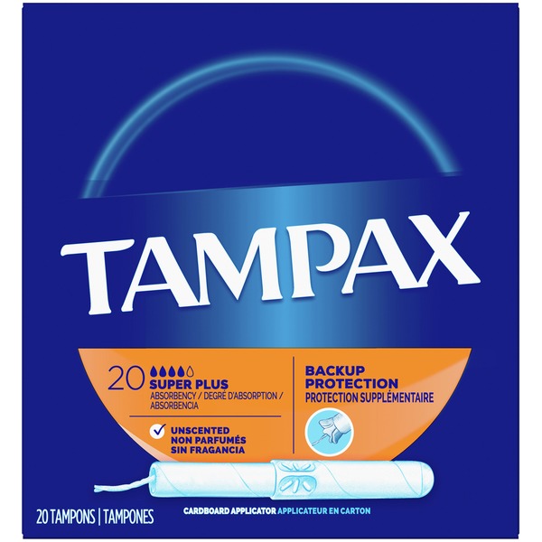 Feminine Care TAMPAX Cardboard  Tampons Super Plus hero