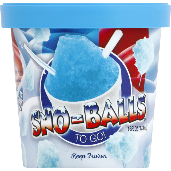 Ice Cream & Ice Sno-Balls To Go Sno-Balls, Blue Cotton Candy hero