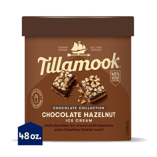 Ice Cream & Ice Tillamook Chocolate Hazelnut Ice Cream hero