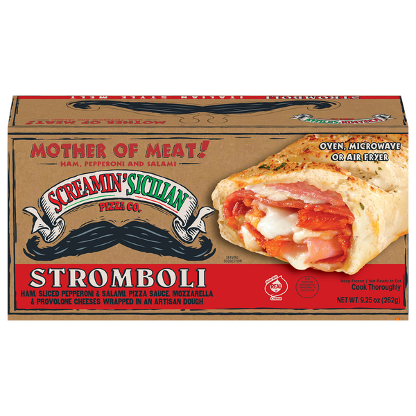 Frozen Meals Screamin' Sicilian Stromboli, Mother of Meat! hero