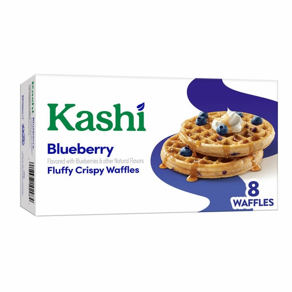 Frozen Breakfast Kashi Frozen Waffles, Vegan, Frozen Breakfast for Kids, Blueberry hero