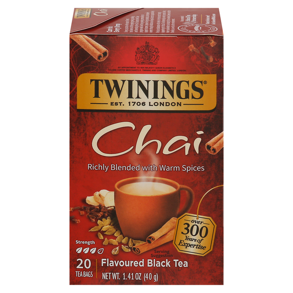 Tea (Loose, Bags and Pods) Twinings Black Tea, Flavoured, Chai hero