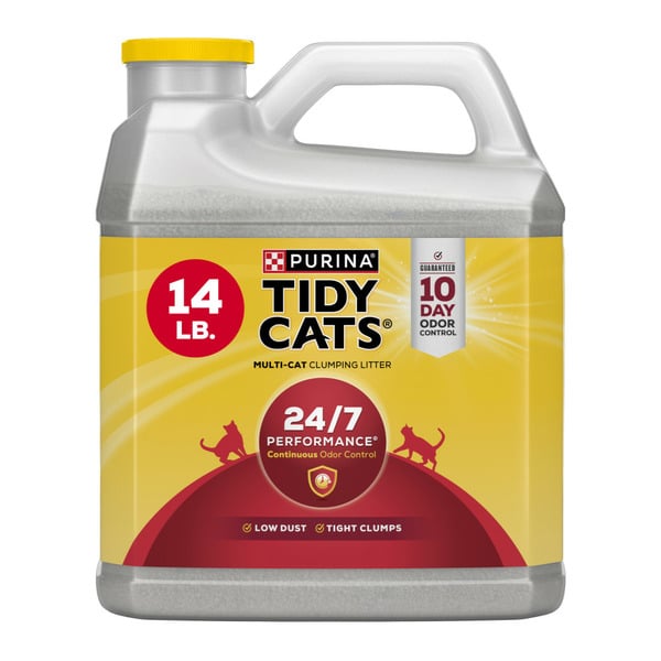 Cat Litter & Supplies Purina Tidy Cats Clumping Cat Litter, 24/7 Performance Multi Cat Litter hero