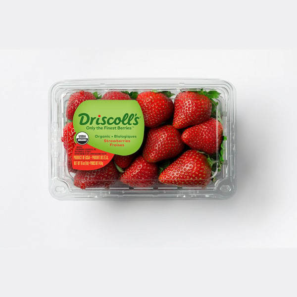 Packaged Vegetables & Fruits Driscoll's Organic Strawberries hero