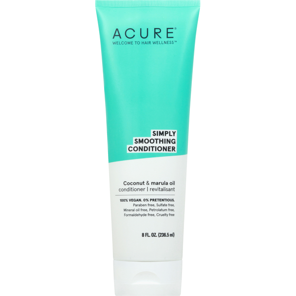 Hair Care ACURE Conditioner, Simply Smoothing, Coconut & Marula Oil hero